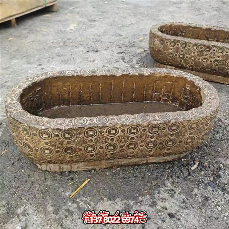 唯美老石槽，給你完美園林景觀