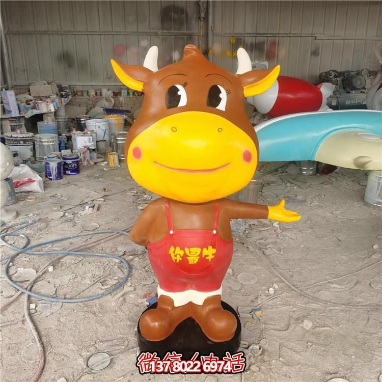 多彩玻璃鋼雕塑，精美卡通公仔，裝點你的店鋪