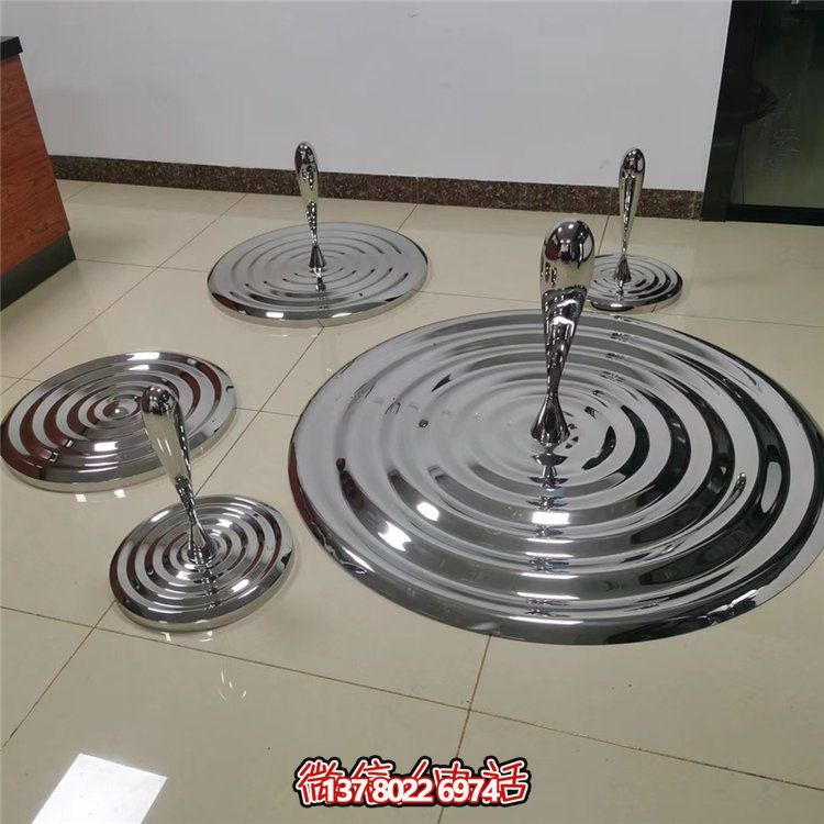 不銹鋼景觀雕塑為您的廣場、園林增添美麗的景觀