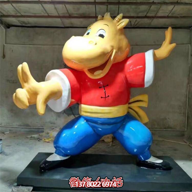 可愛牛雕塑，點綴商業、戶外和園林景觀