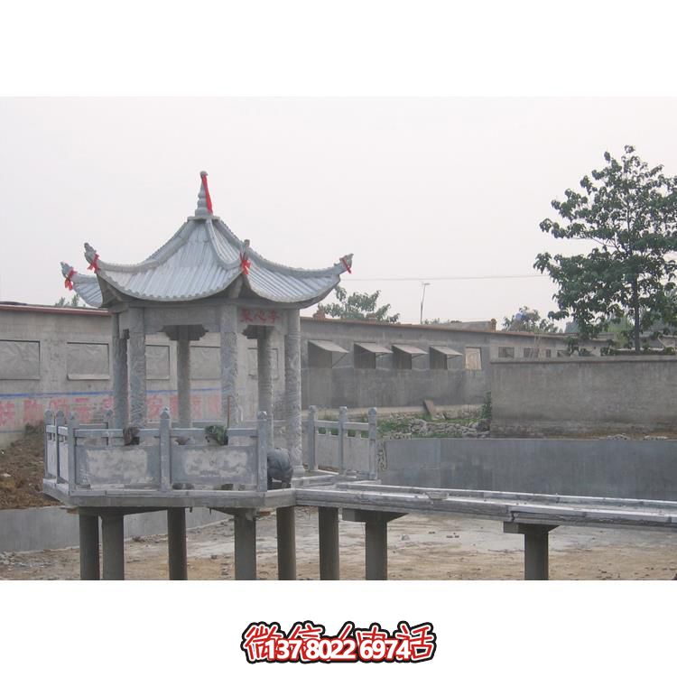 大理石景觀雕塑涼亭，滿足室外休閑需求