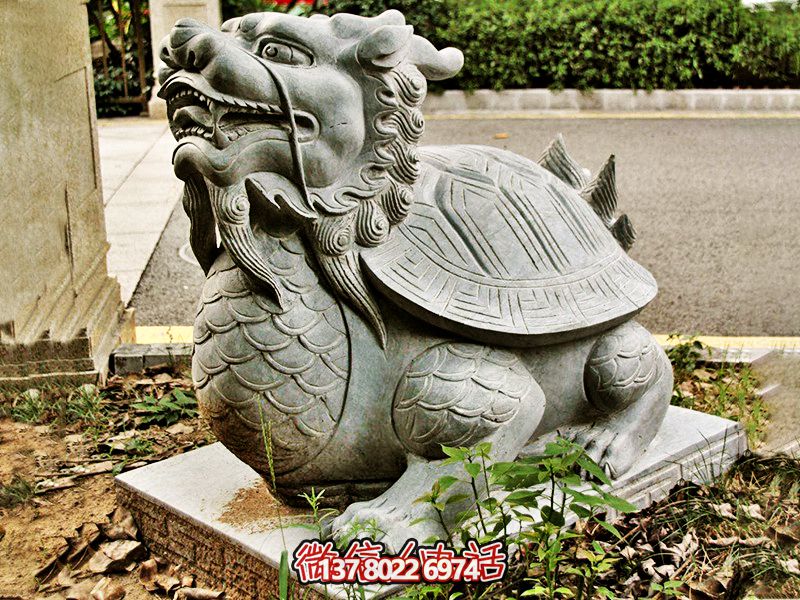龍龜雕塑景區創意大理石石雕龍龜雕塑 龍龜雕塑景區創意大理石石雕龍龜雕塑