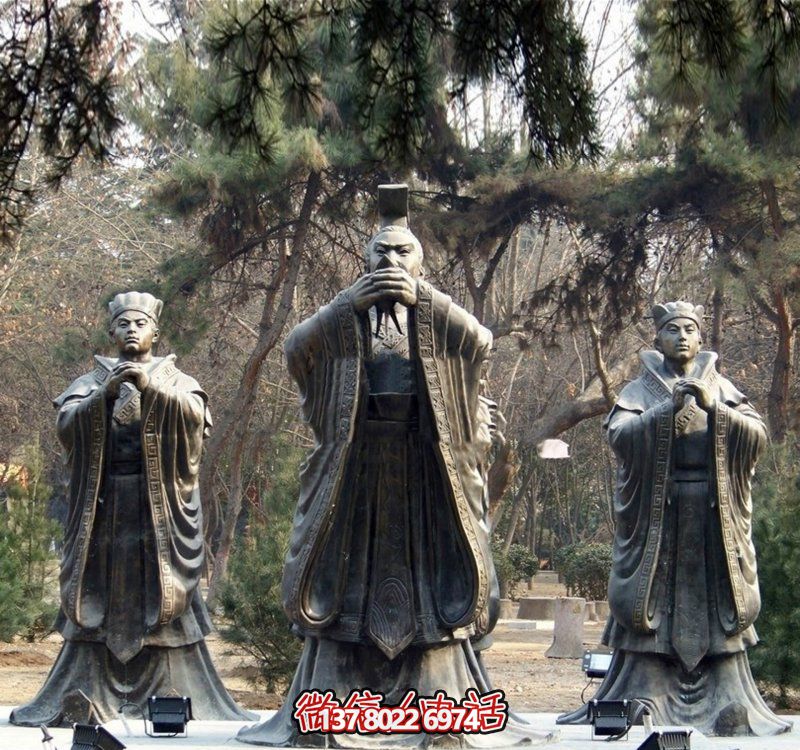 景區廣場歷史名人劉關張桃園結義人物銅雕塑 景區廣場歷史名人劉關張桃園結義人物銅雕塑