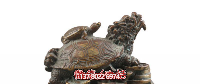 室內擺放的母子玻璃鋼做舊的龍龜雕塑 室內擺放的母子玻璃鋼做舊的龍龜雕塑