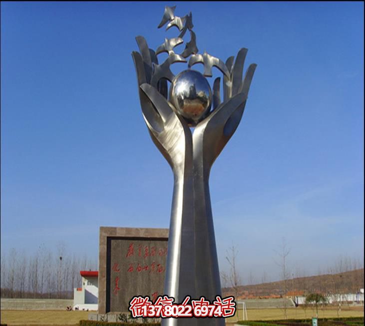 金屬不銹鋼鴿子雕塑廣場(chǎng)動(dòng)物擺件